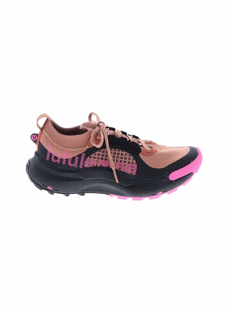 Lululemon Blissfeel Trail Running Shoes Pink Black Women's 6.5 New in Box